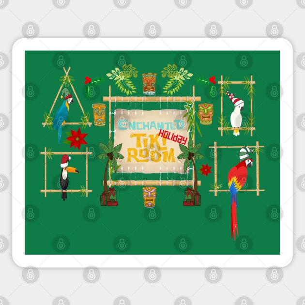 Enchanted Holiday Tiki Sticker by magicmirror